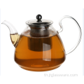 กาน้ำชาแก้วโบราณไร้สารตะกั่วพร้อมที่กรอง